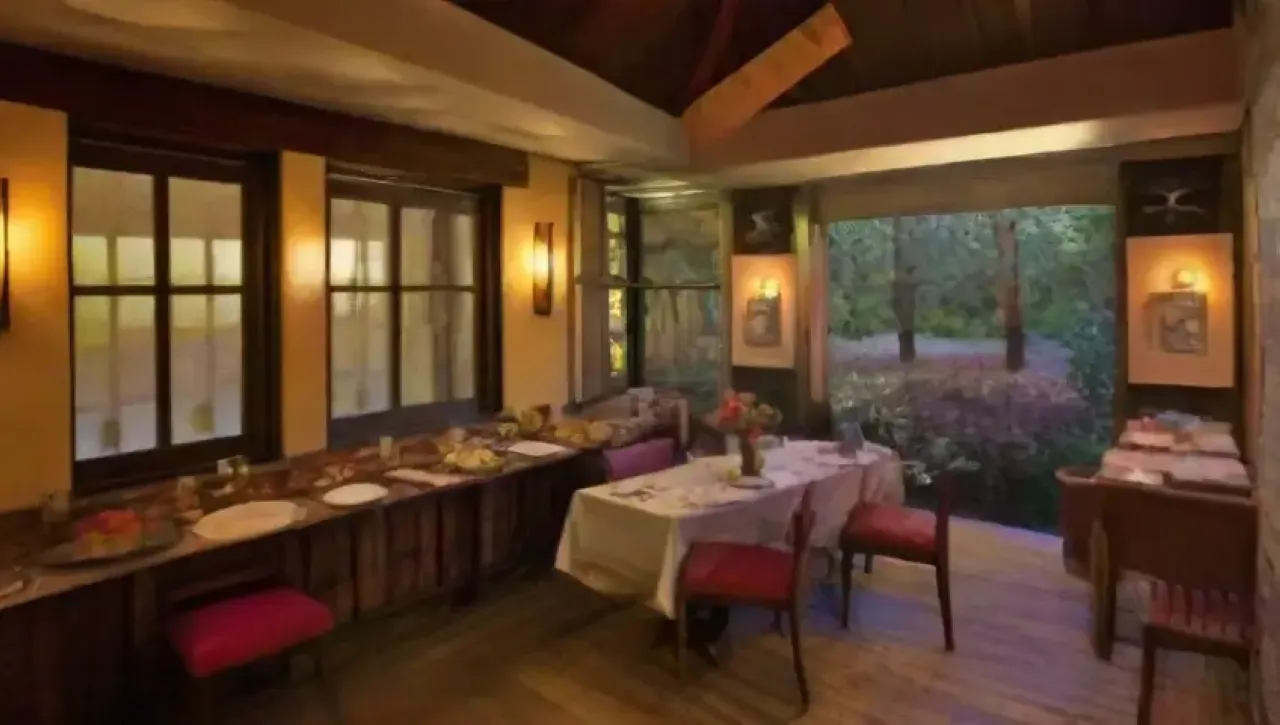 Un ambiente acogedor y vibrante con colores vivos, buena comida y atención amable