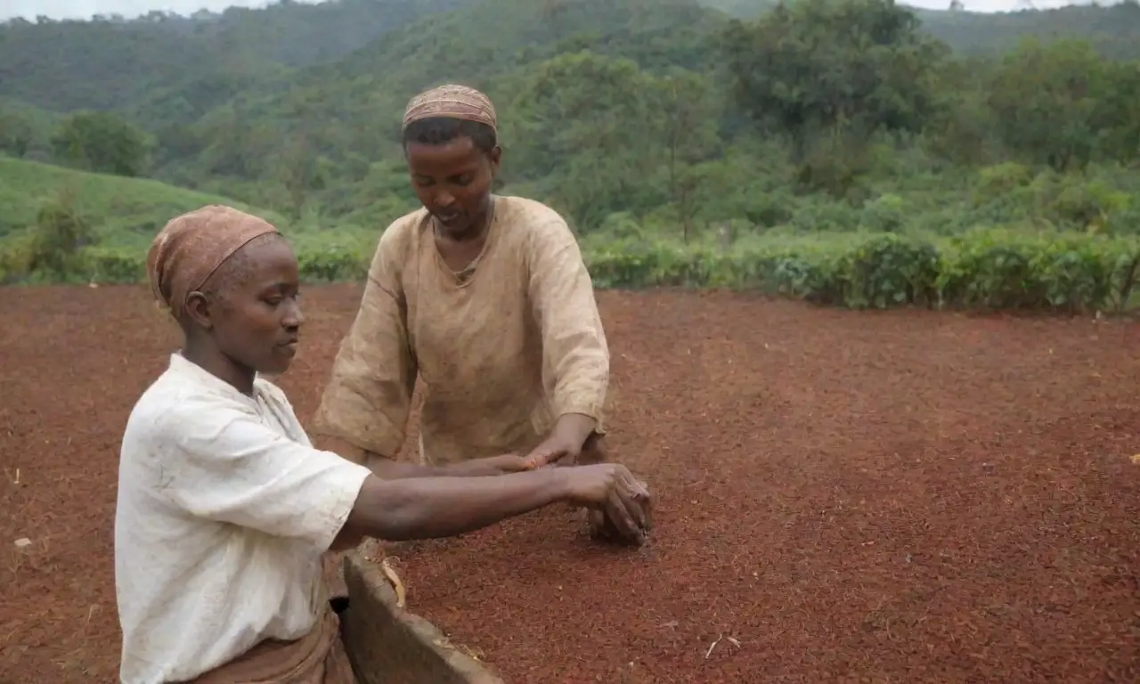 Producción de café etíope y su ceremonia tradicional
