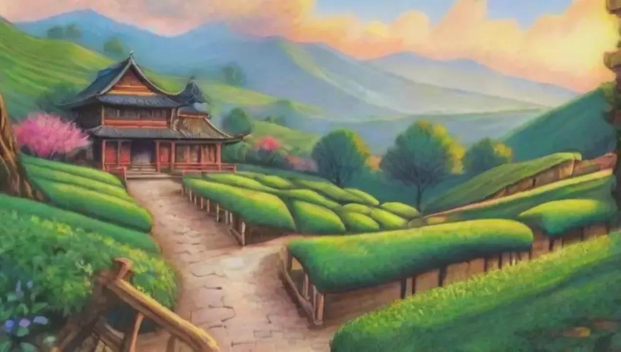 Campos de té verdes, montañas brumosas y ceremonias tradicionales crean un ambiente sereno y vibrante