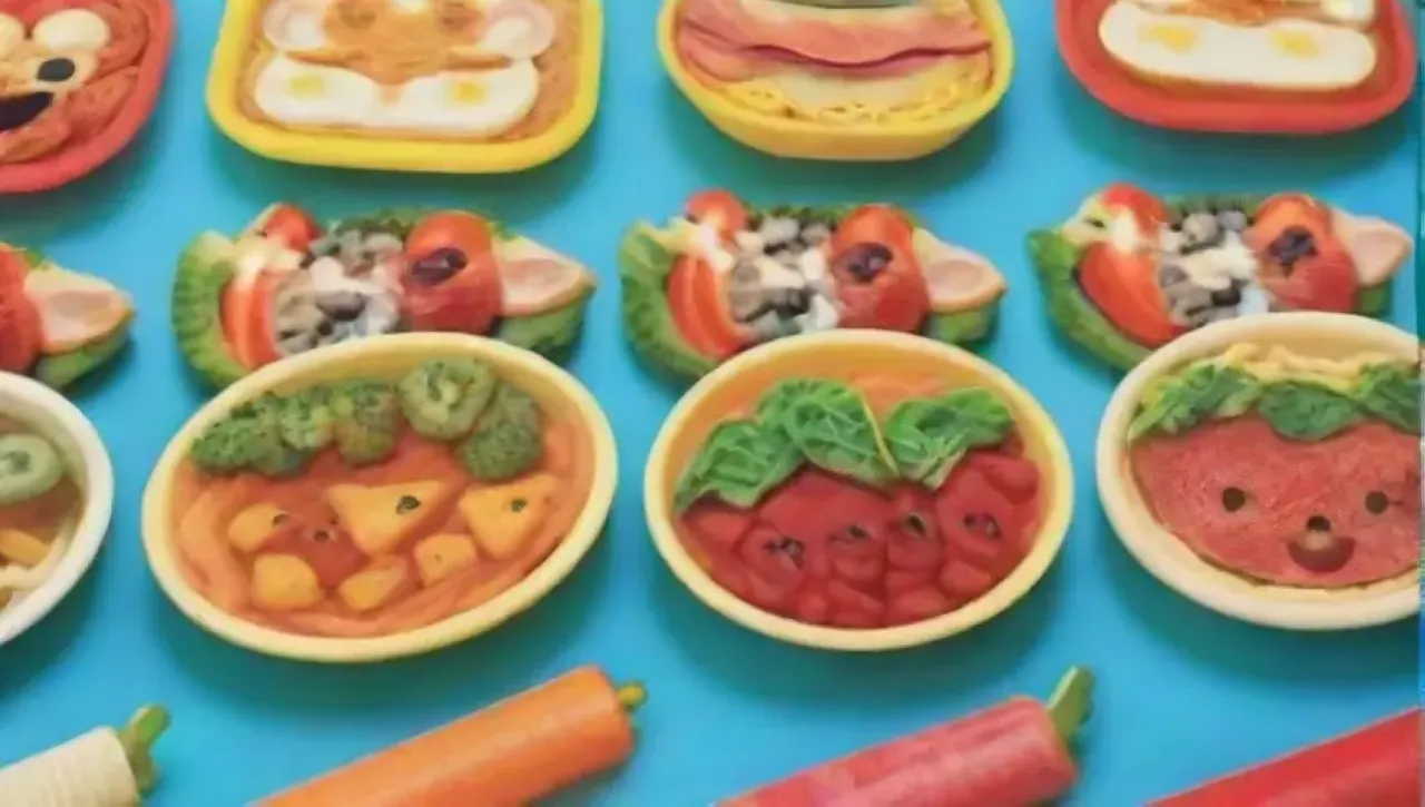 Comida colorida y divertida que fomenta la alegría y la creatividad en familia
