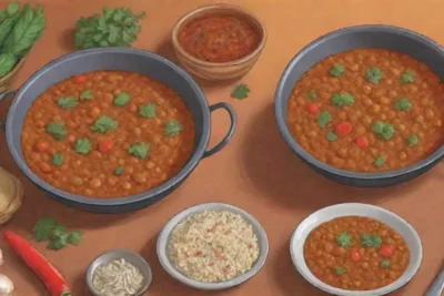 Receta de curry de lentejas al estilo nepalés