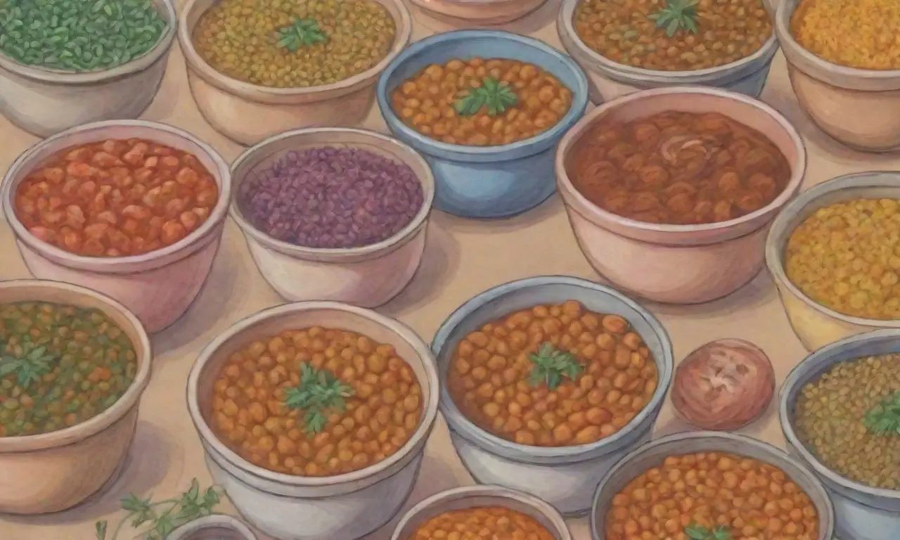Un delicioso curry nepalés de lentejas coloridas y especias aromáticas