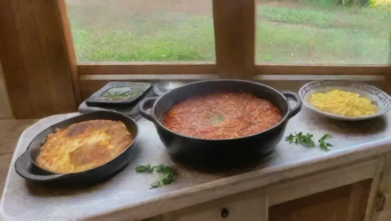 Una cocina rústica llena de aromas, sabores y calidez familiar