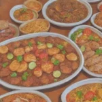 Maratón culinaria de platos filipinos vibrantes y creativos