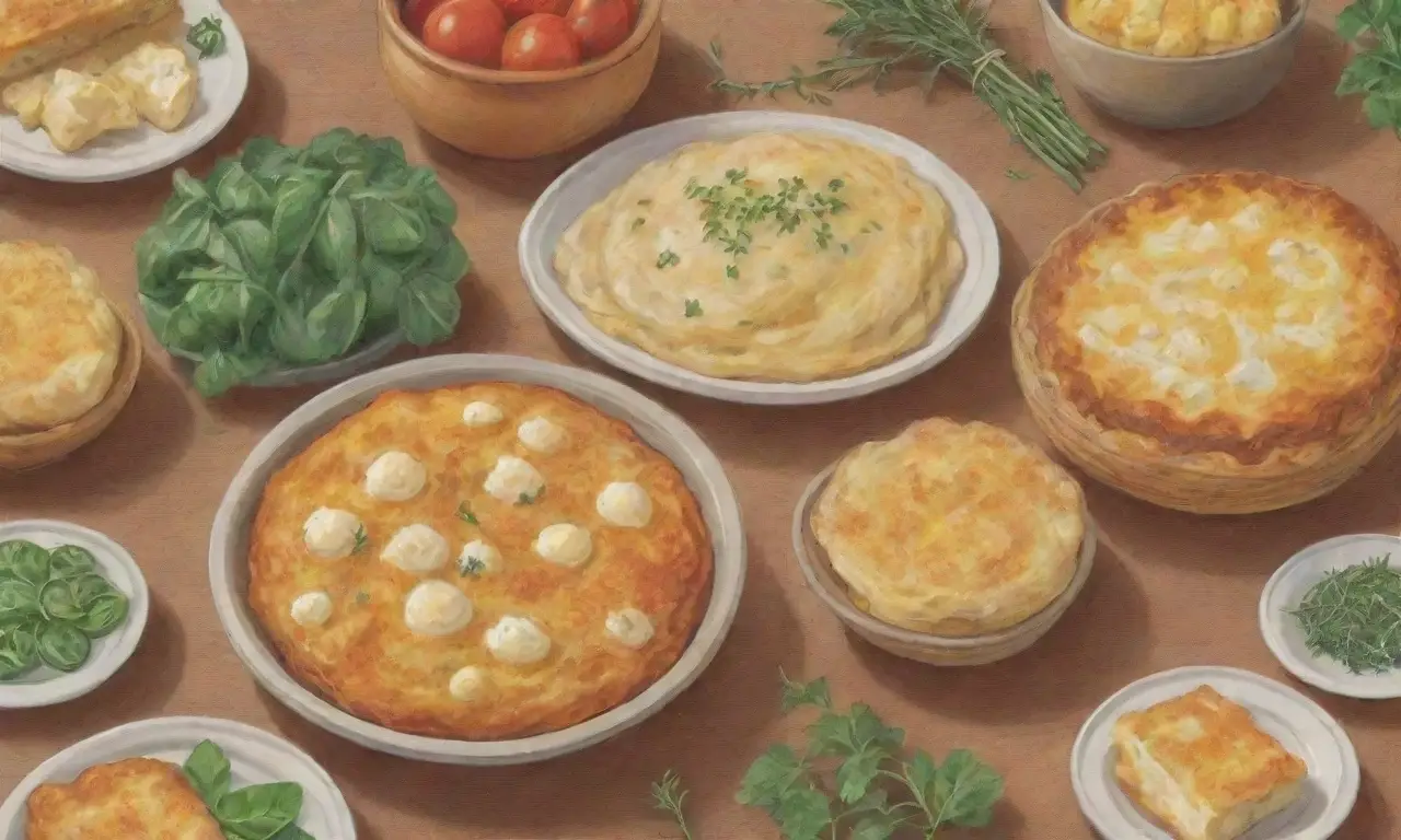 Papas cremosas con queso burbujeante y hierbas frescas, un delicioso plato reconfortante