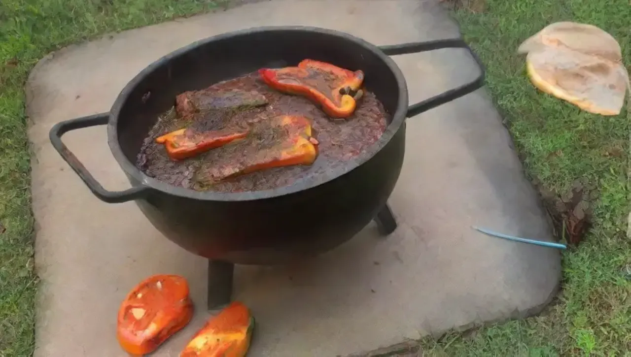 Una perfecta parrillada de verano con amigos en un jardín