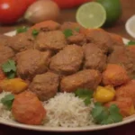 Colores vibrantes y frescos ingredientes en la cocina nigeriana