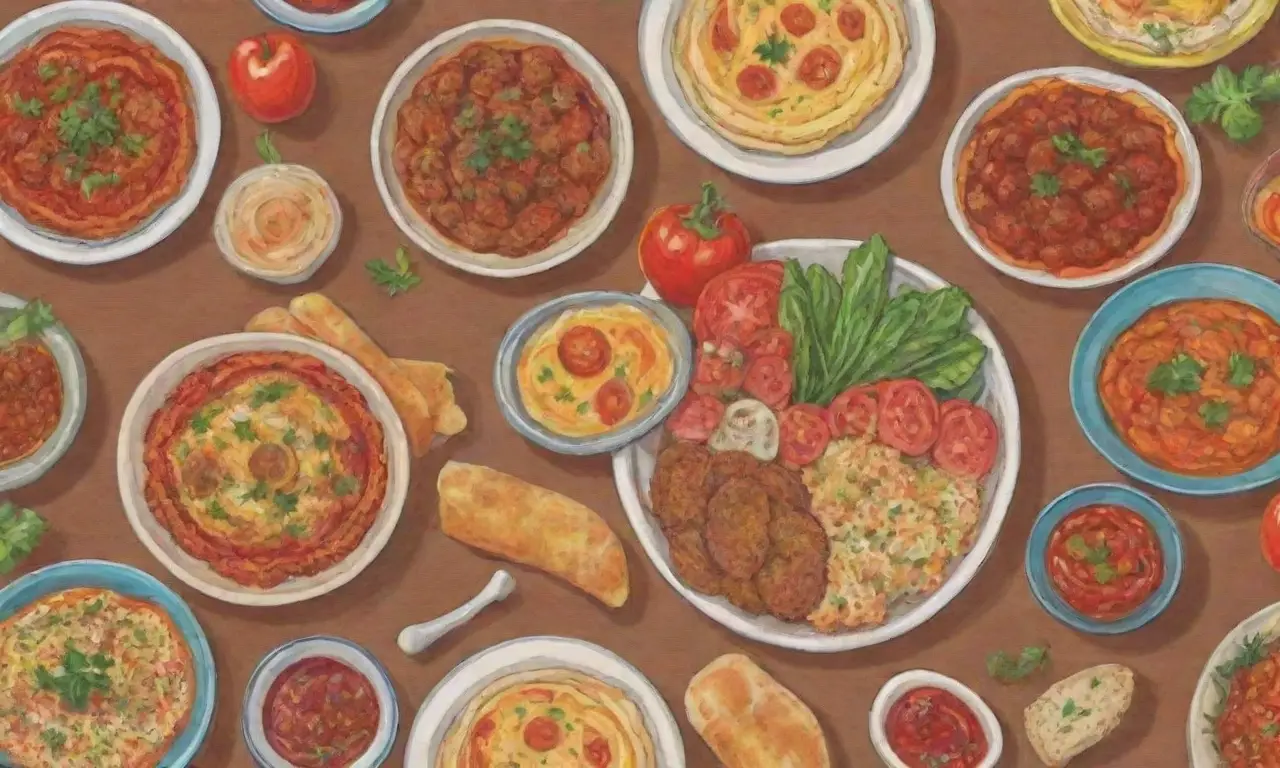 Colores vibrantes y platos deliciosos resaltan la diversidad culinaria y la rica historia de una cultura