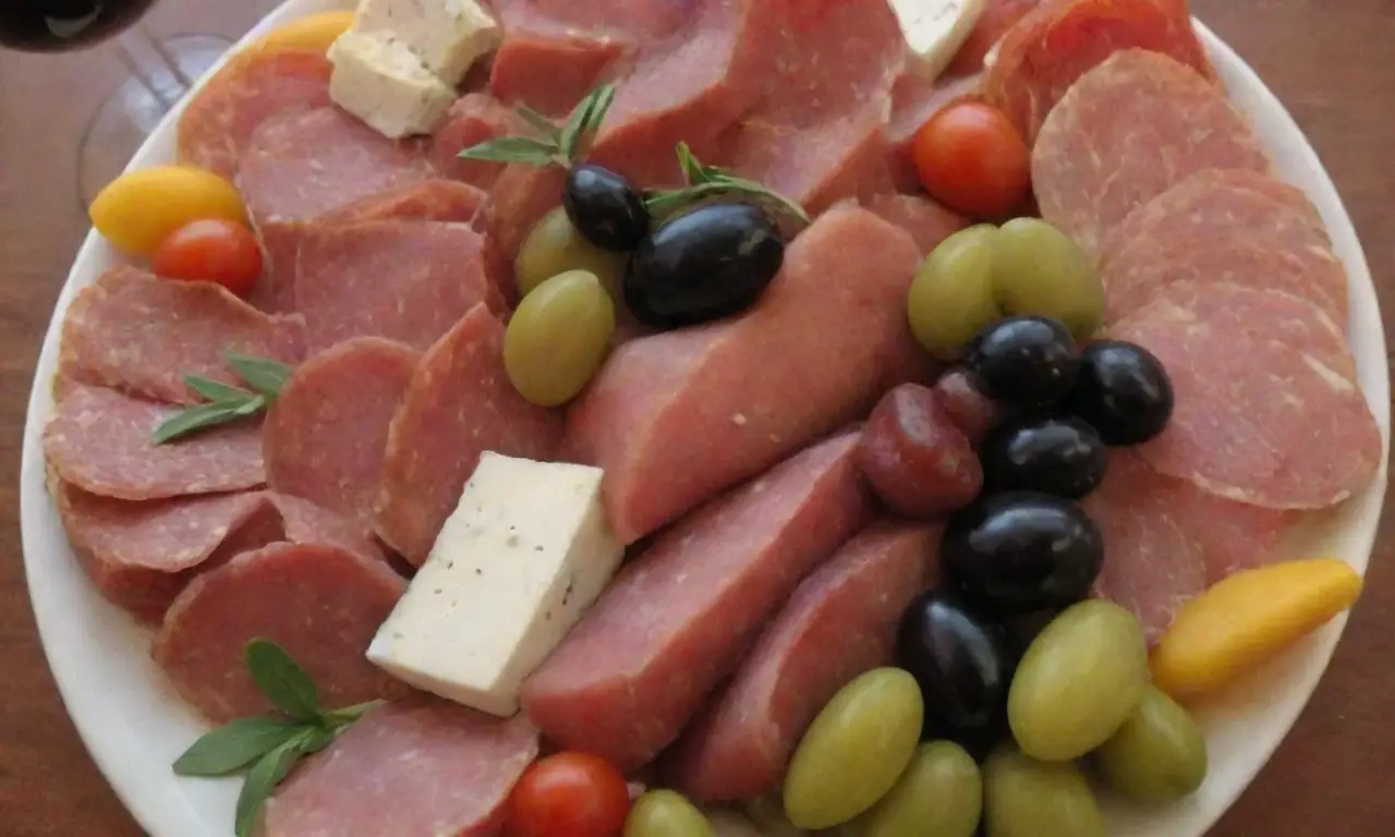 Antipasto italiano: carnes curadas