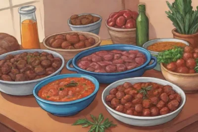 Colores vibrantes y especias en un plato tradicional sudafricano en un ambiente acogedor