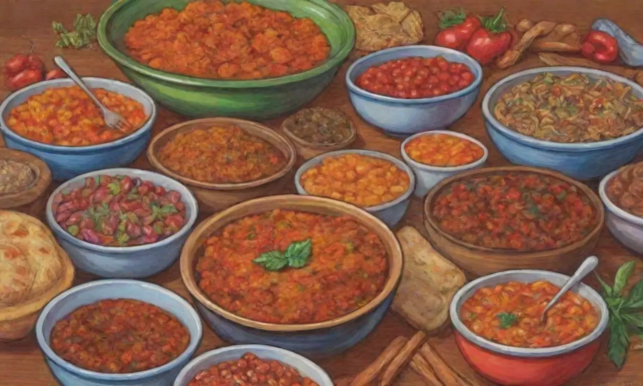 Colores vibrantes y especias aromáticas enriquecen la herencia culinaria