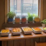 Es el menú del café local una representación de la cocina actual