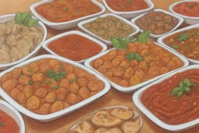 Recetas de aperitivos indios: coloridos