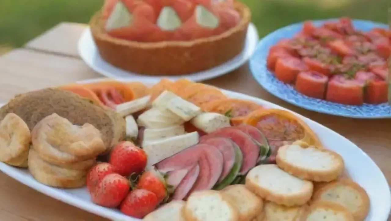 Una mesa festiva llena de colores, sabores y aromas que invita a compartir