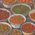 La cocina nigeriana combina ingredientes coloridos y especias tradicionales en platos vibrantes