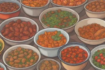 La cocina nigeriana combina ingredientes coloridos y especias tradicionales en platos vibrantes