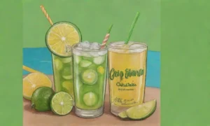 Imágenes coloridas de caipirinhas