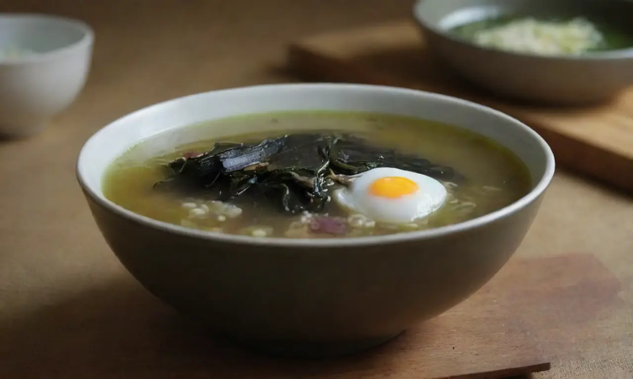 Guía para preparar miyeok-guk: ingredientes, remojar alga, hervir caldo, añadir toppings y servir