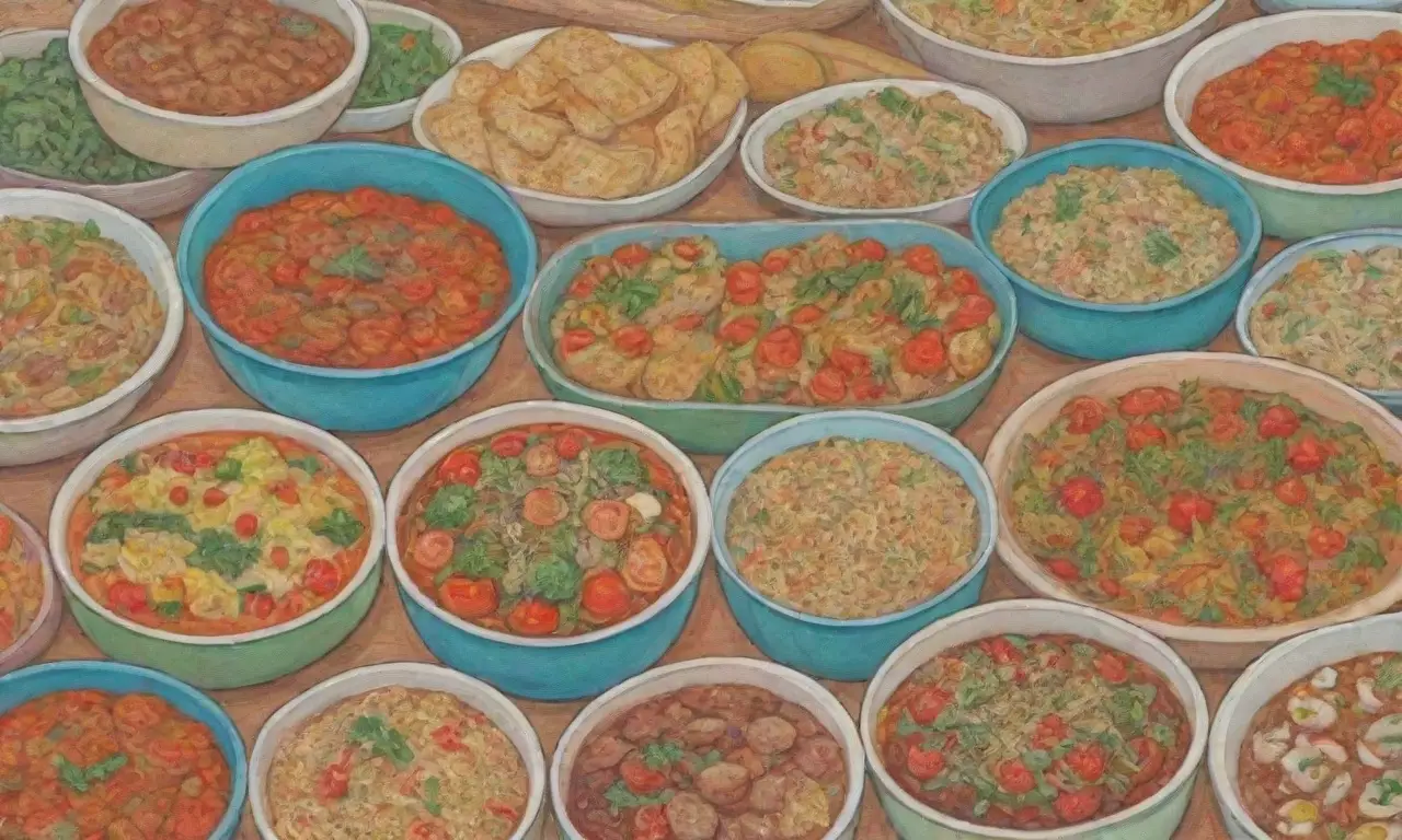 Platos moldavos saludables, coloridos y familiares con ingredientes frescos y sabores tradicionales