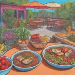 Colores vibrantes y sabores icónicos en una aventura culinaria al aire libre