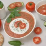 Sopa fría armenia de tomates