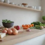 Cocina escandinava con ingredientes frescos