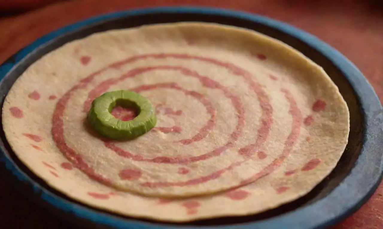 Tortillas mexicanas: colores vivos