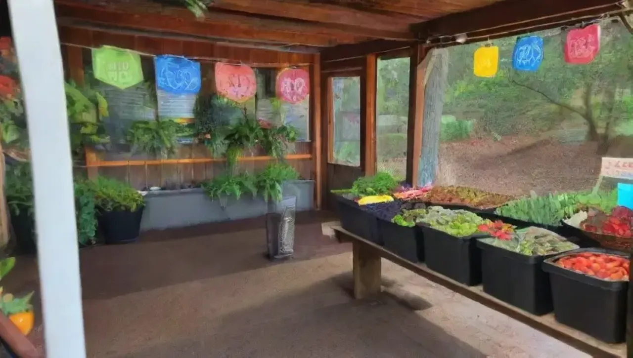 Un lugar eco-amigable lleno de naturaleza, comida fresca y comunidad