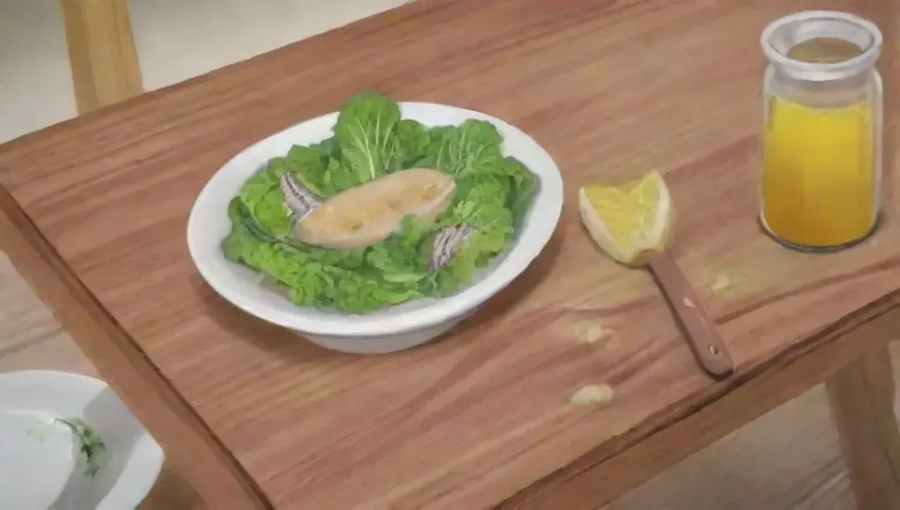 Una cocina vibrante con ingredientes frescos y un ambiente acogedor