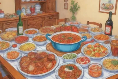 Cena checa con platos tradicionales