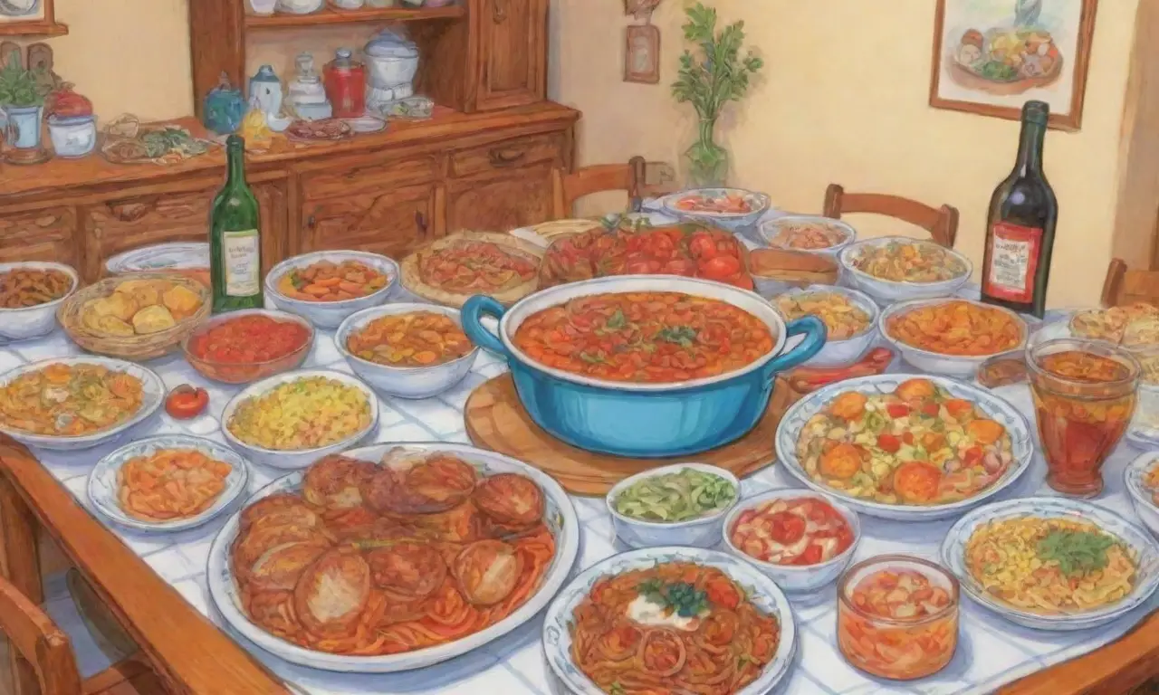 Cena checa con platos tradicionales