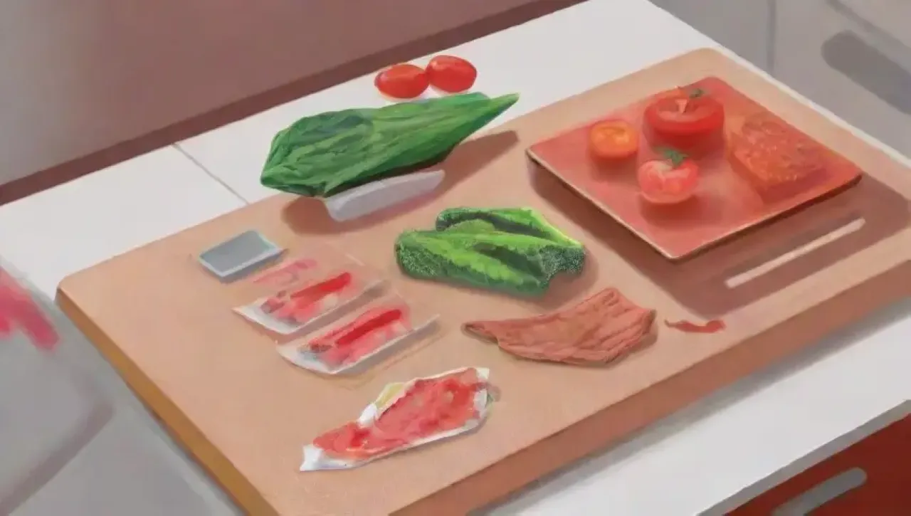 Una escena caótica en la cocina, llena de tensión y peligro