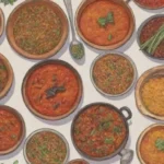 Especias vibrantes y coloridos ingredientes destacan en recetas tradicionales y diversidad cultural