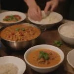 Noche de curry tailandés con amigos: ingredientes