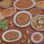 Colores vibrantes y platos tradicionales celebran la herencia búlgara en un ambiente acogedor