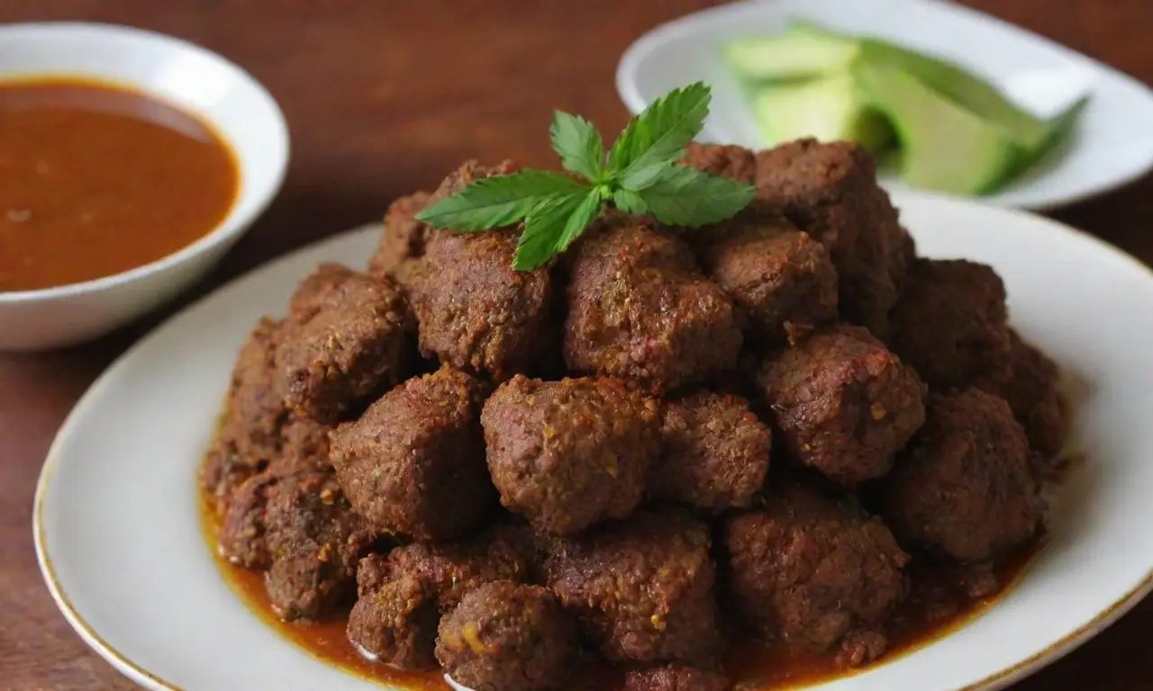El rendang es un plato malasio imperdible, lleno de especias aromáticas y colores vibrantes