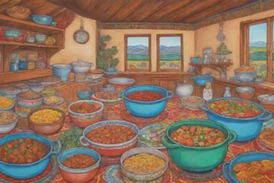 La cocina kazaja es un festín de colores