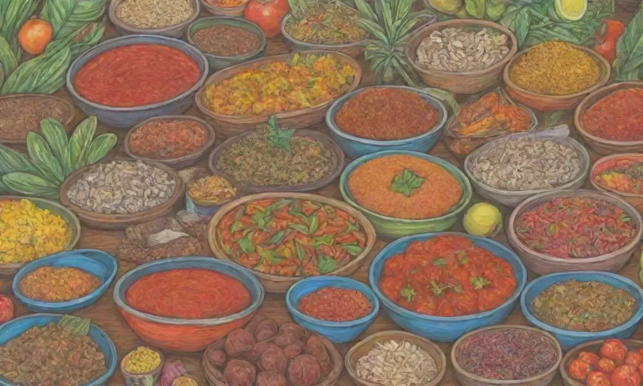 Colores vibrantes y platos diversos resaltan la cocina tropical saludable y su importancia cultural