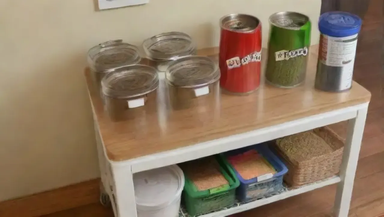 Una cocina impecable y acogedora, llena de luz y organización