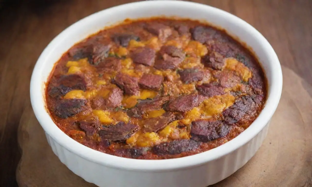 Platos icónicos de Sudáfrica con ingredientes tradicionales y colores vibrantes