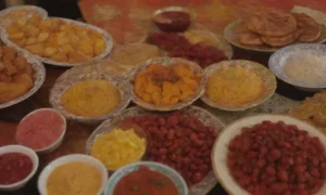 Platos coloridos y festivos con recetas tradicionales y aromas invitantes