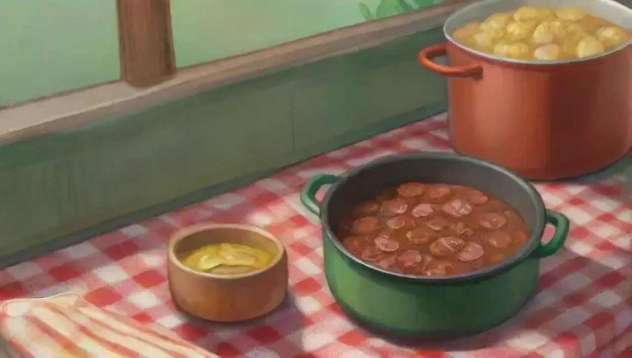 Una cocina rústica llena de aromas y sabores familiares