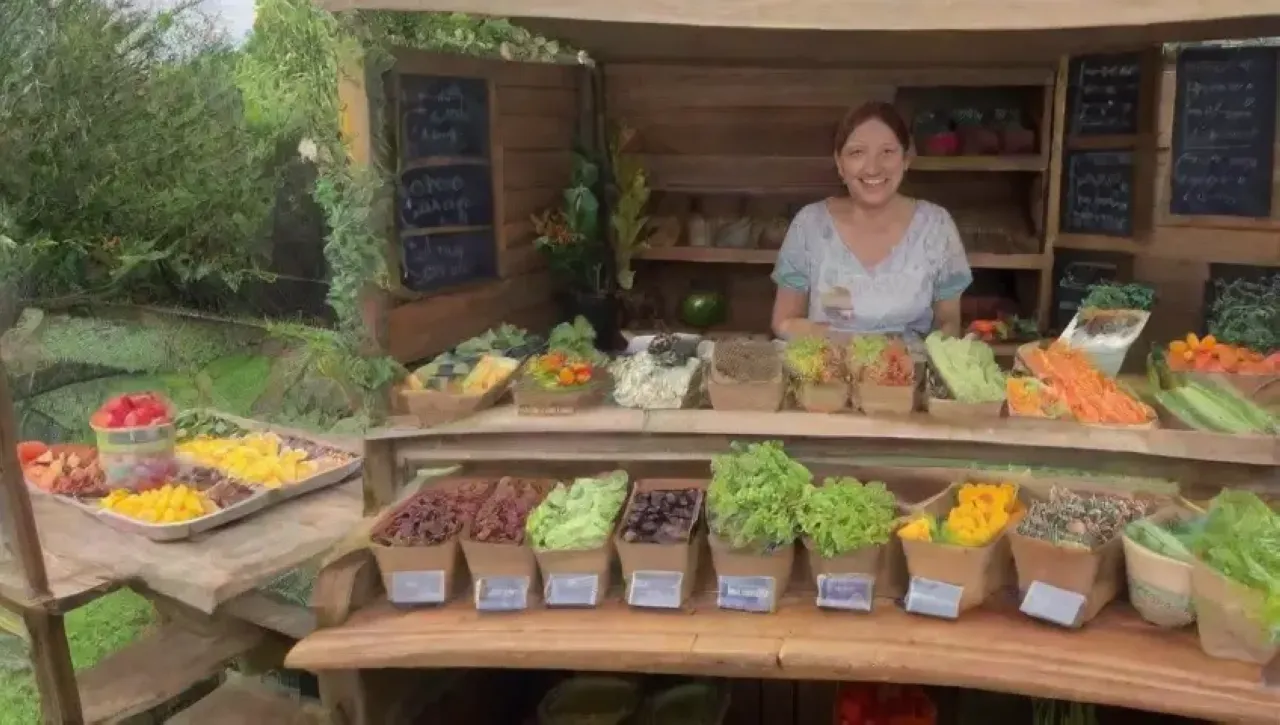 Un vibrante estilo de vida vegano lleno de frescura, comunidad y sostenibilidad