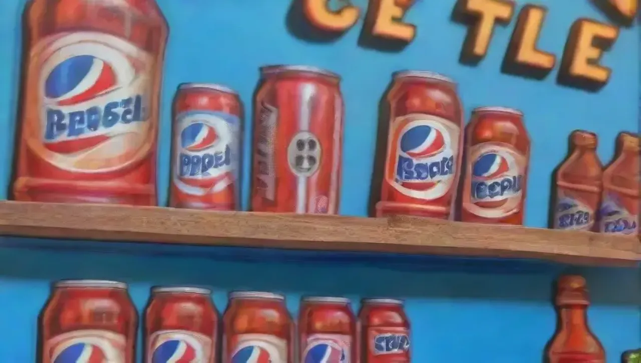 Un vibrante collage de Pepsi con colores, nostalgia y alegría veraniega