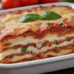 Lasaña colorida con recetas clásicas