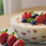 Qué ingredientes le dan a la panna cotta su textura característica