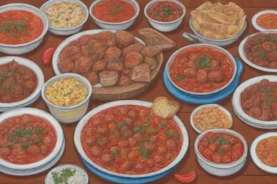 Recetas serbias con sabrosos platos de carne y especias vibrantes