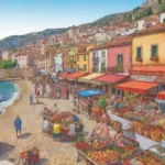 Paisajes vibrantes y sabores mediterráneos en mercados locales y festines gastronómicos