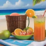 Qué receta de jugo tropical es ideal para un día de playa