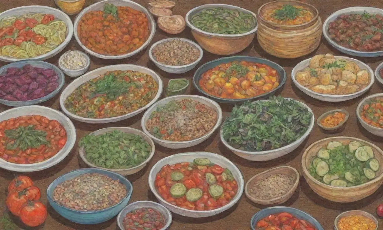 Platos coloridos y saludables con sabores mediterráneos y recetas tradicionales